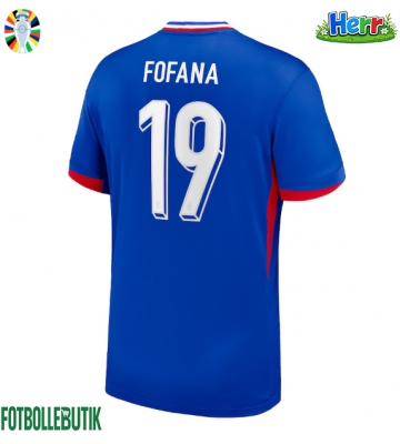 Frankrike Youssouf Fofana #19 Hemmatröja EM 2024 Kortärmad